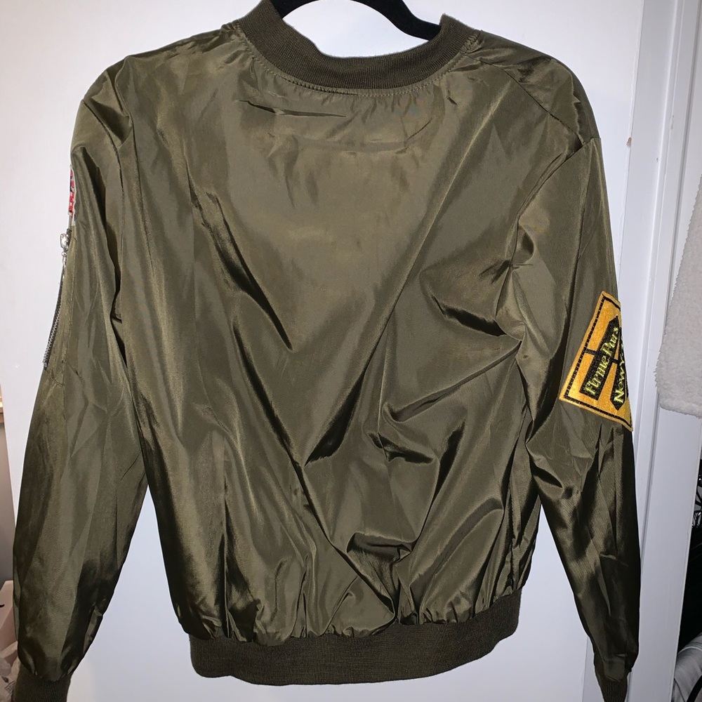 ZAFUL Embroidered Army Green Jacket - Picture 5 of 5